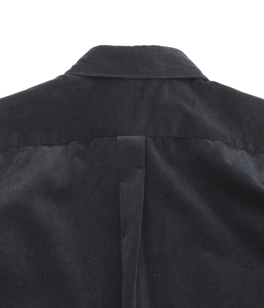 COMOLI ''Corduroy COMOLI shirt'' (BLACK)