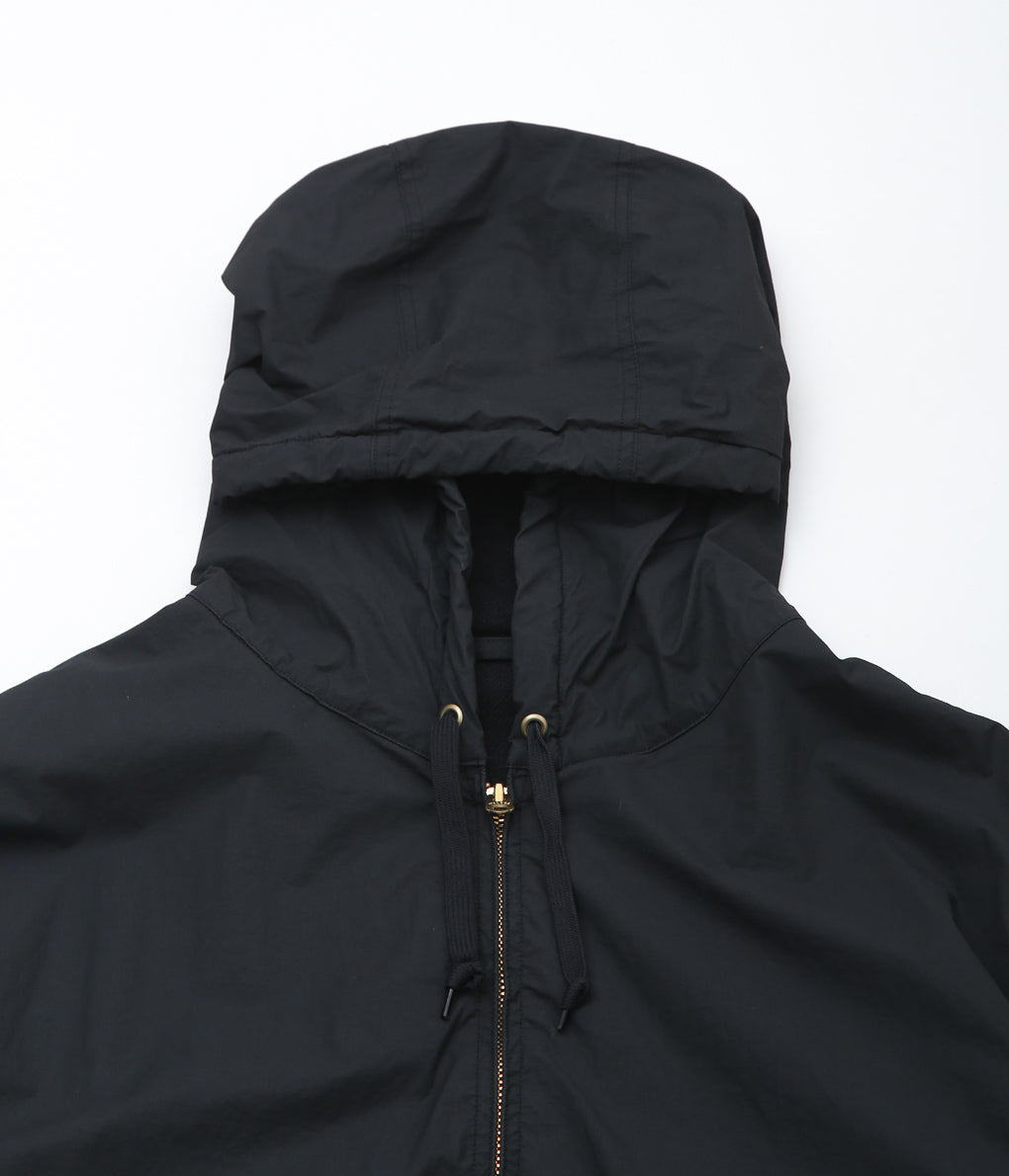 COMOLI ''Cotton Nylon Zip Parka'' (BLACK)