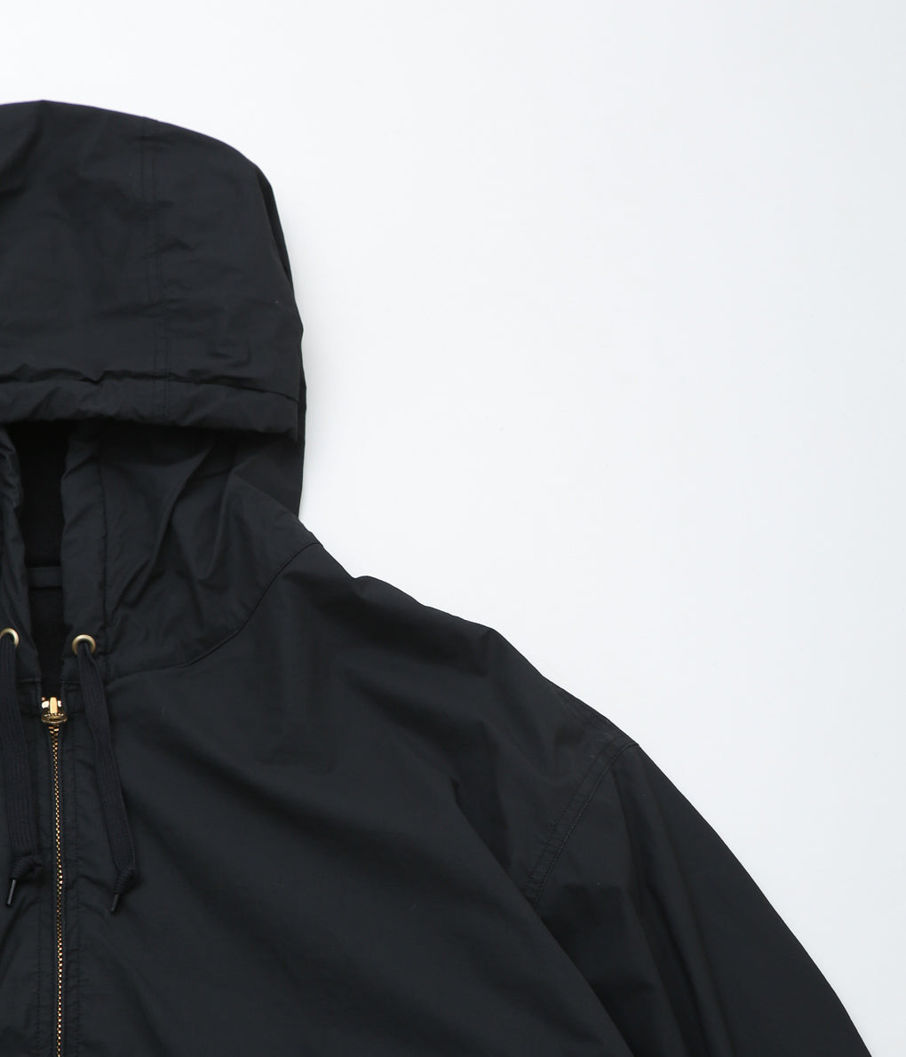 COMOLI ''Cotton Nylon Zip Parka'' (BLACK)