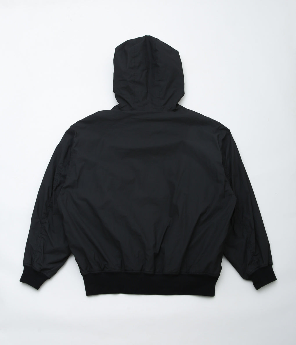 COMOLI ''Cotton Nylon Zip Parka'' (BLACK)