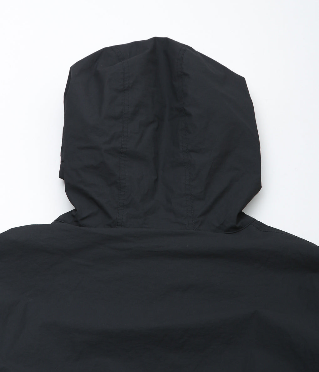 COMOLI ''Cotton Nylon Zip Parka'' (BLACK)