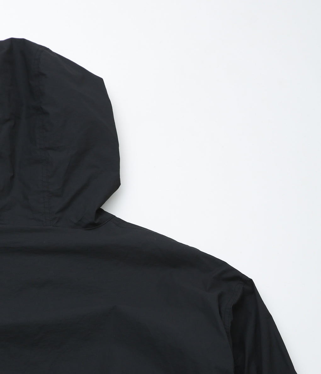 COMOLI ''Cotton Nylon Zip Parka'' (BLACK)