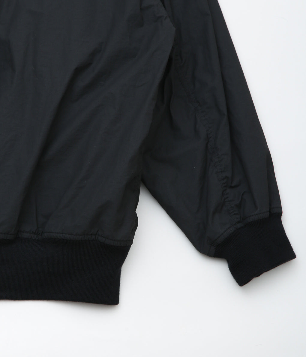 COMOLI ''Cotton Nylon Zip Parka'' (BLACK)