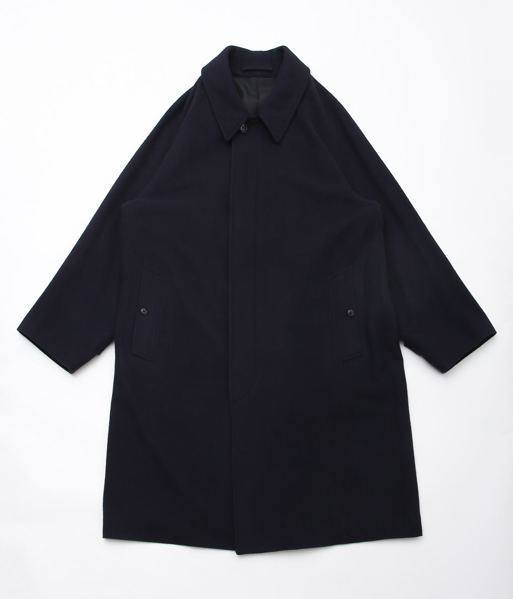 COMOLI ''カシミヤ バルカラーコート'' (NAVY)