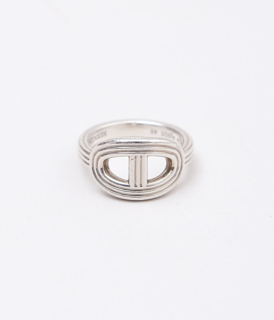 VINTAGE JEWELRY ''HERMES CHAINE d'ANCRE 24RING'' (ASSO)