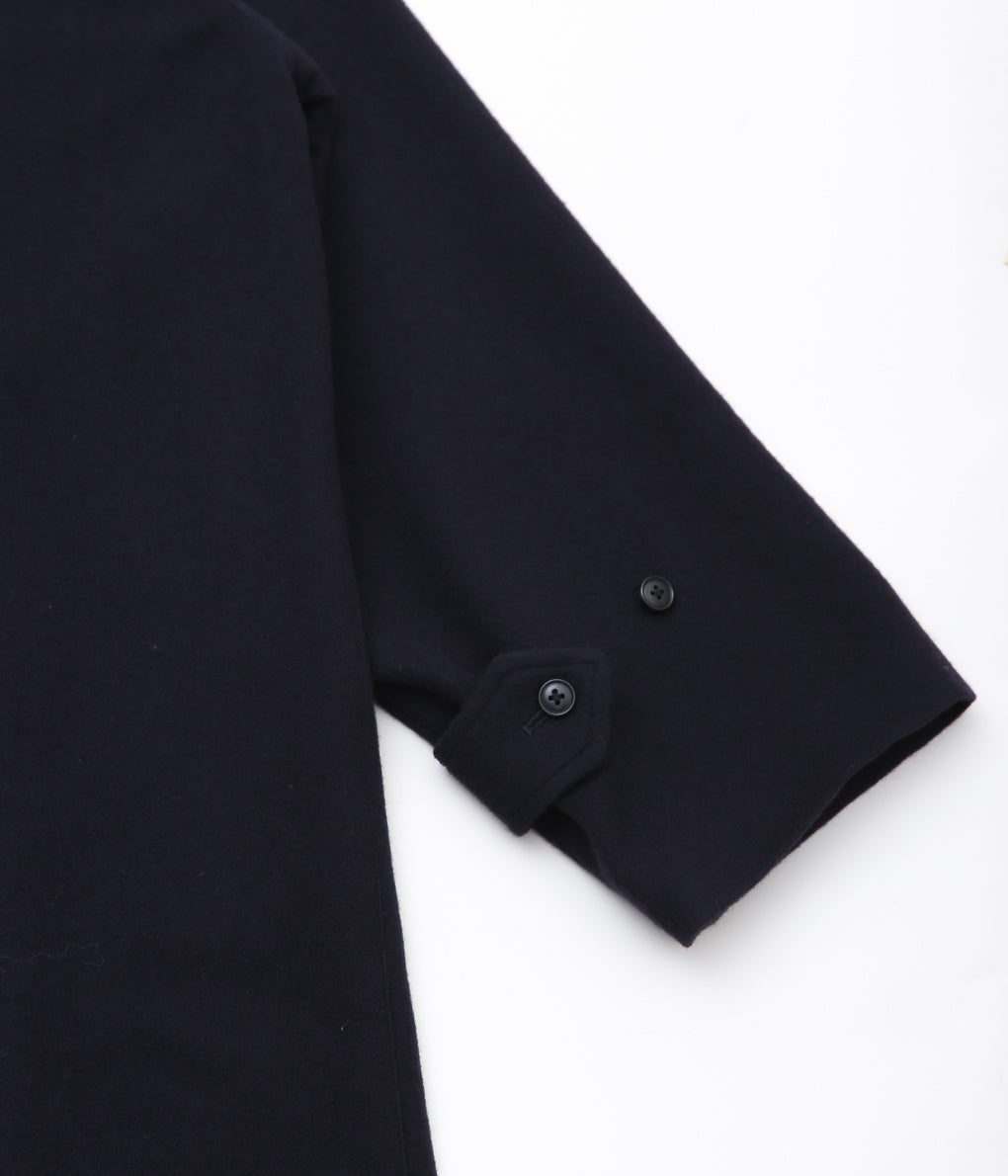 COMOLI ''Cashmere Balcollar Coat'' (NAVY)