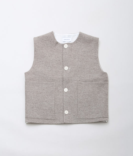 MAISON DOUILLET ''THE BOILED VEST'' (NATURAL GREY)