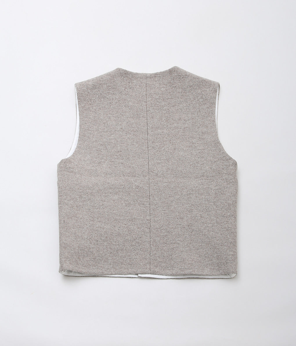 MAISON DOUILLET ''THE BOILED VEST'' (NATURAL GREY)