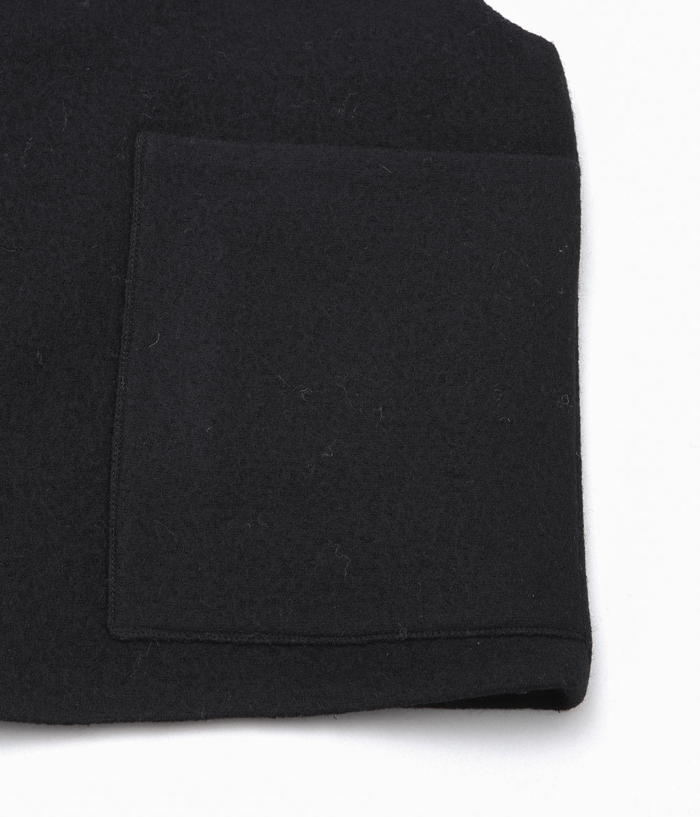 MAISON DOUILLET ''THE BOILED VEST'' (BLACK)