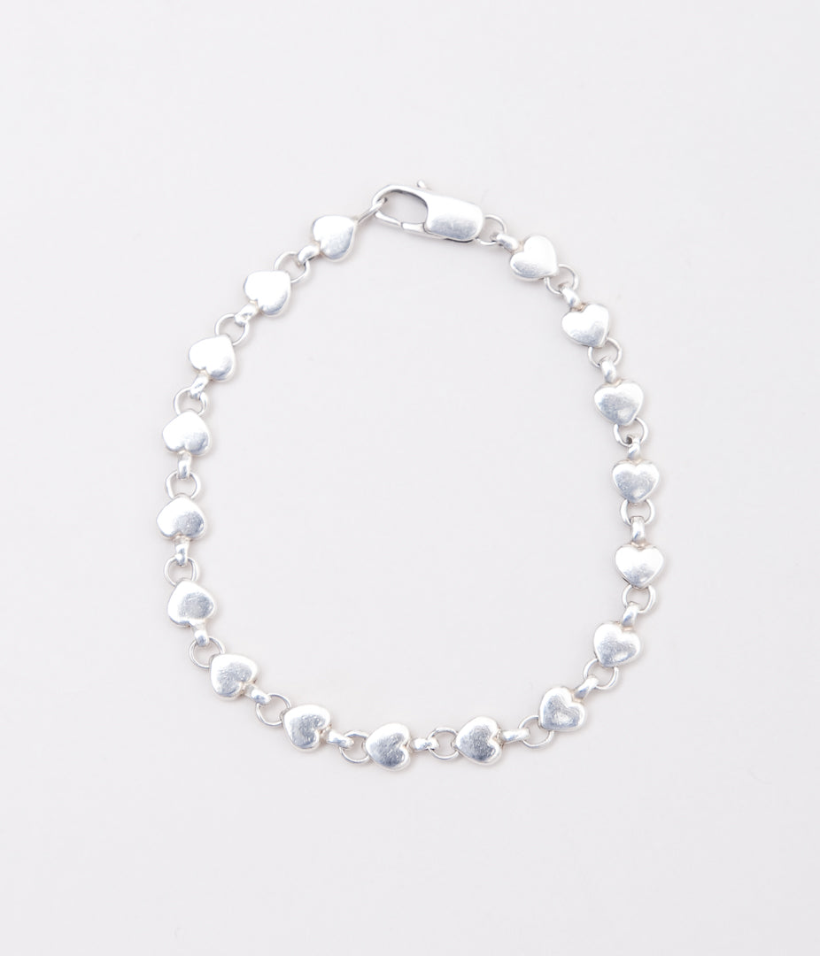 VINTAGE JEWELRY ''TIFFANY PUFF HEART BRACELET'' (ASSO)
