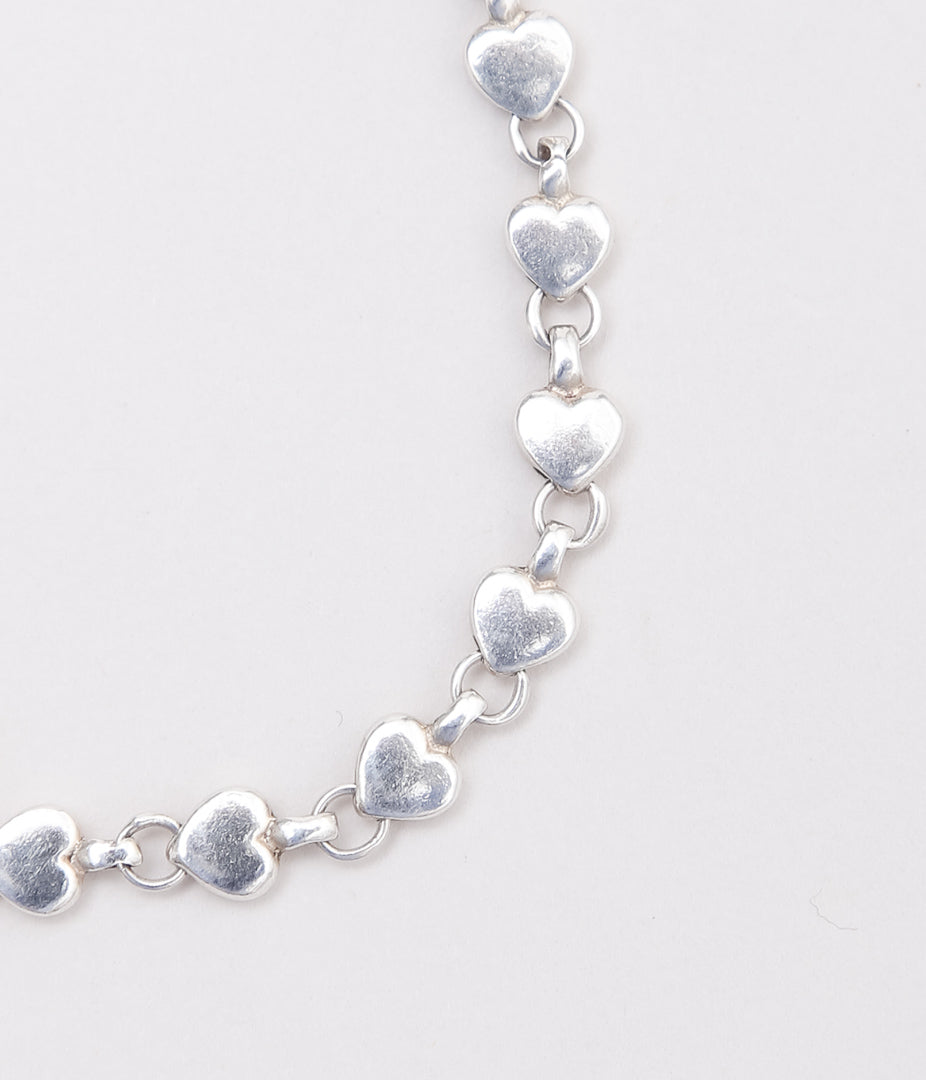 VINTAGE JEWELRY ''TIFFANY PUFF HEART BRACELET'' (ASSO)