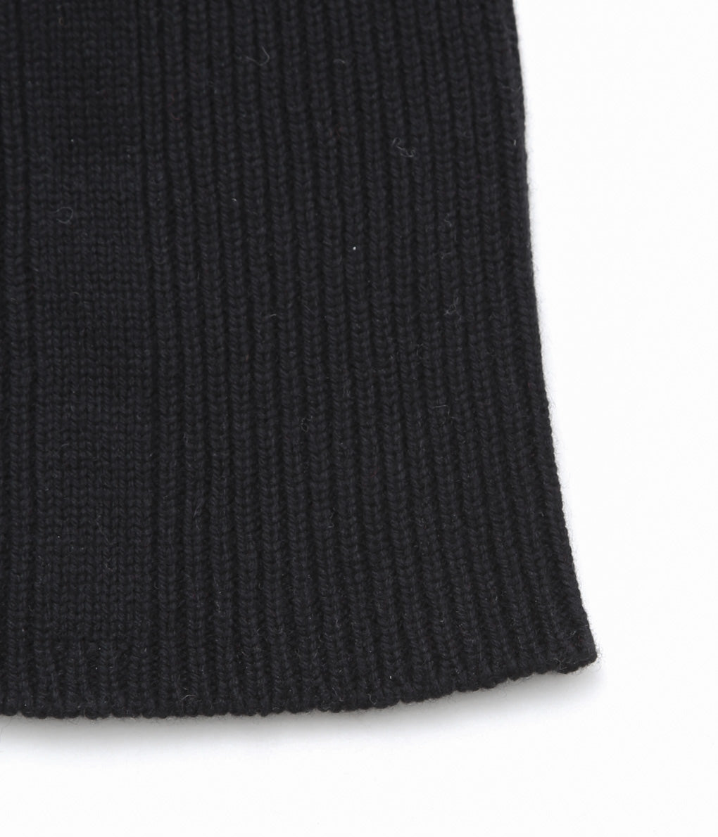 MAISON DOUILLET ''THE REGENERATED BEANIE'' (BLACK)