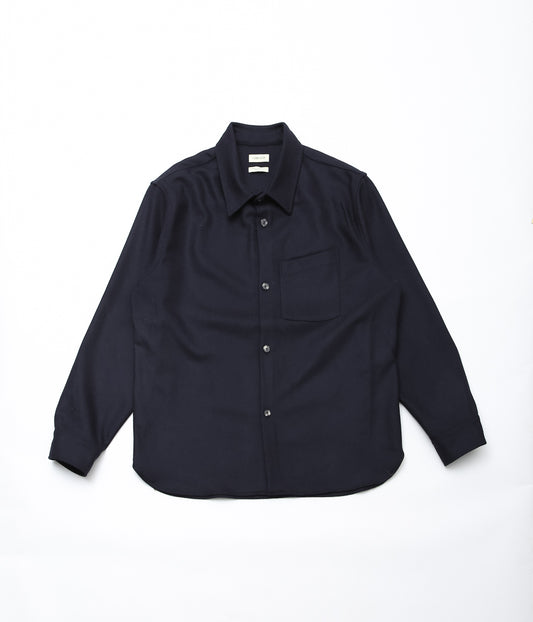 DE BONNE FACTURE ''ONE POCKET OVERSHIRT'' (NAVY)