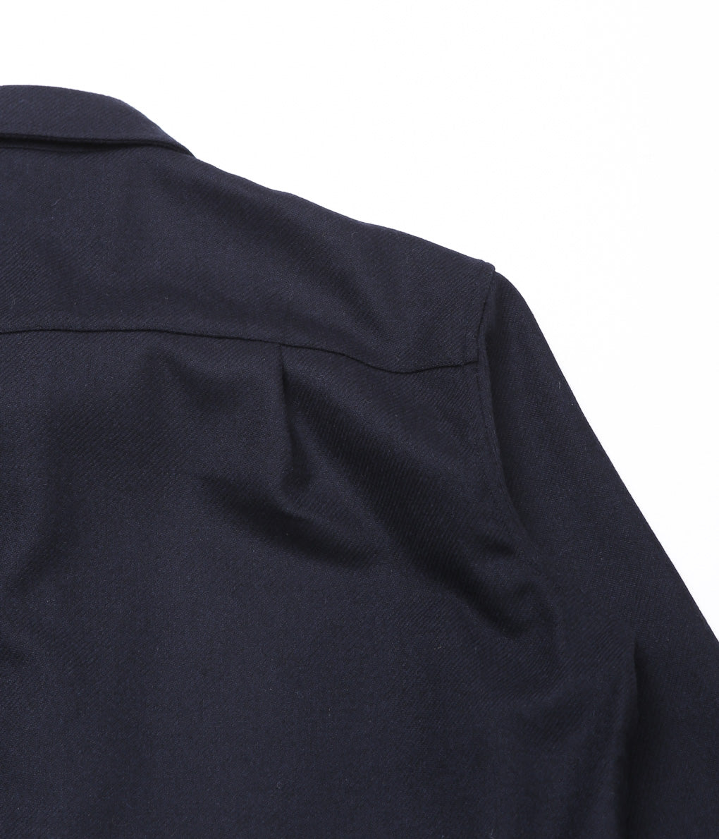 DE BONNE FACTURE ''ONE POCKET OVERSHIRT'' (NAVY)