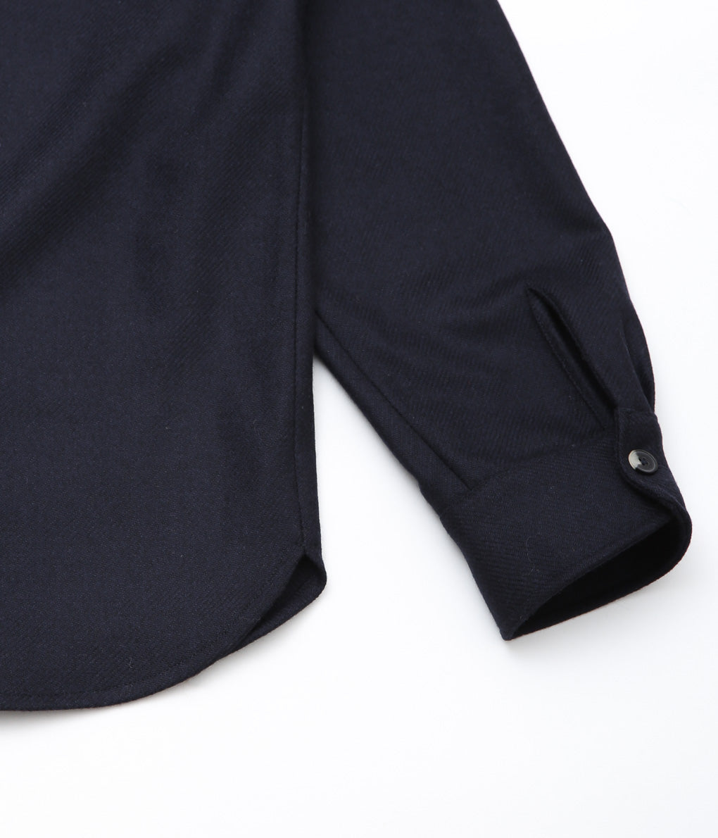 DE BONNE FACTURE ''ONE POCKET OVERSHIRT'' (NAVY)