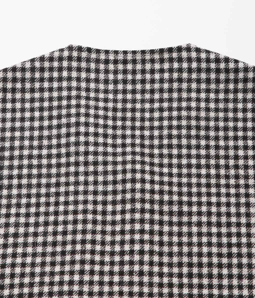 DE BONNE FACTURE ''CAMARGUE VEST'' (UNDYED CHECK)