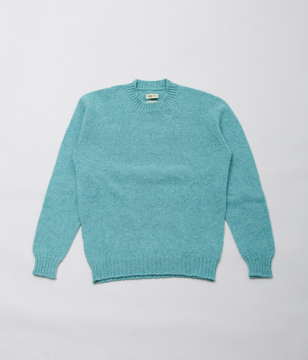 DE BONNE FACTURE ``SHAGGY SHEEP SWEATER'' (WATERFALL)