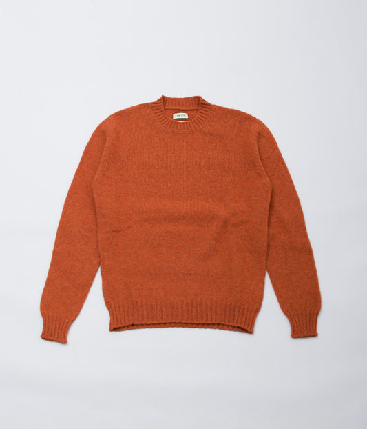 DE BONNE FACTURE ``SHAGGY SHEEP SWEATER'' (BURNT ORANGE)