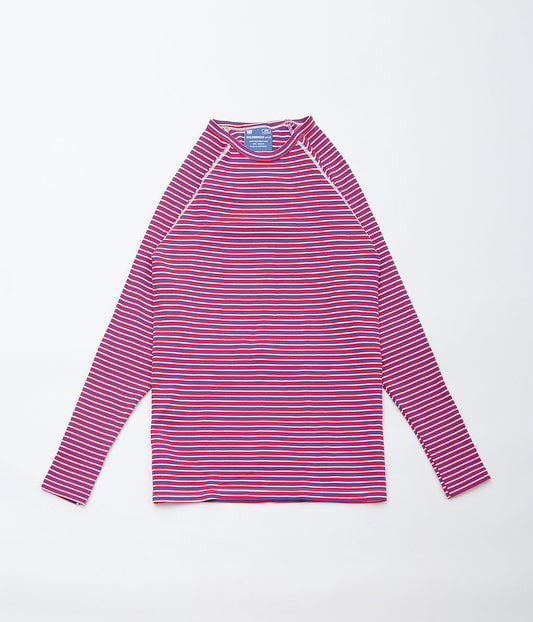 WILDERNESS WEAR ''POLYPRO+190 LONG SLEEVE CREW STRIPE'' (AMERICA)