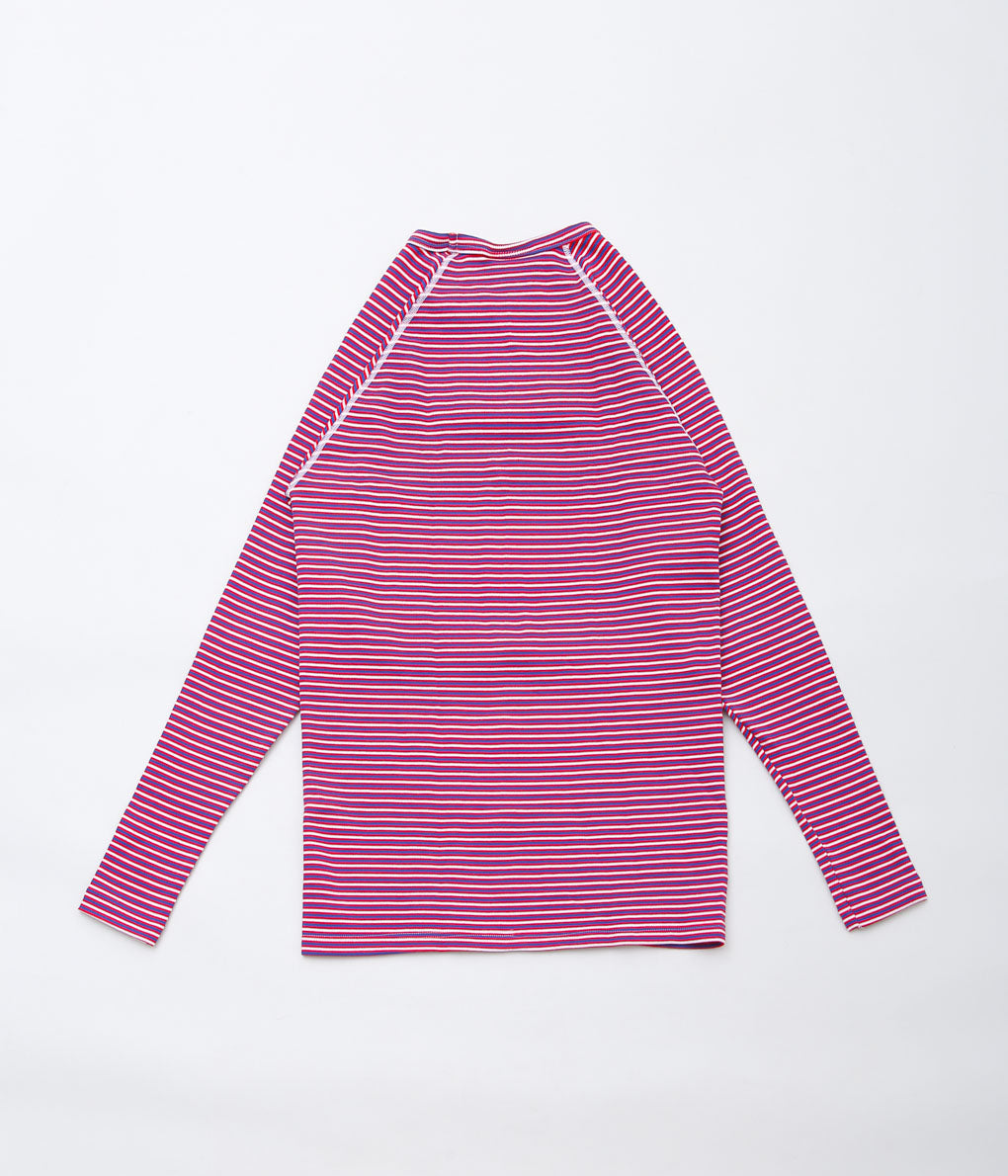 WILDERNESS WEAR ''POLYPRO+190 LONG SLEEVE CREW STRIPE'' (AMERICA)