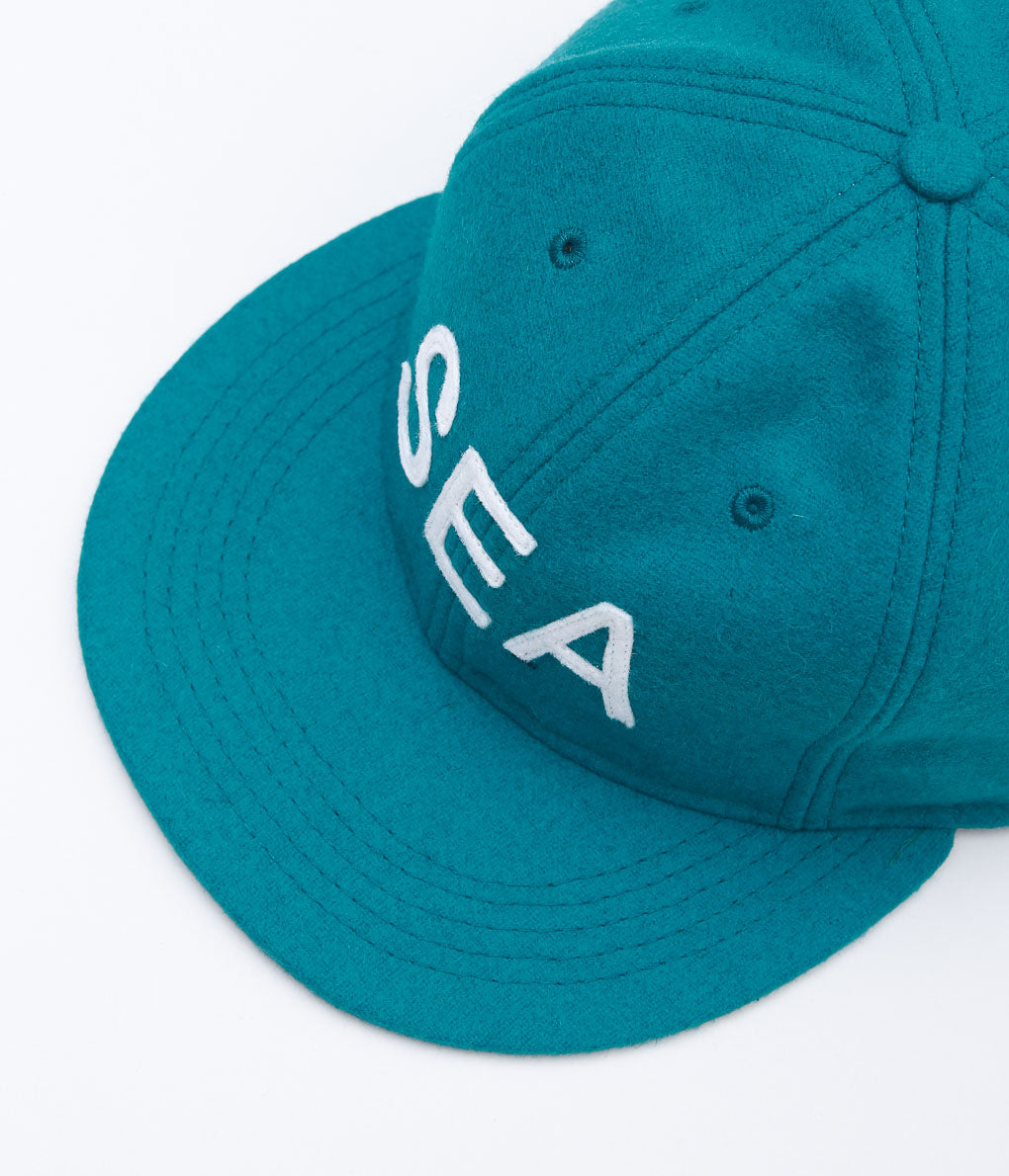 SANDLOT ''CITIES BASEBALL CAPS(SEATTLE)'' (TEAL)