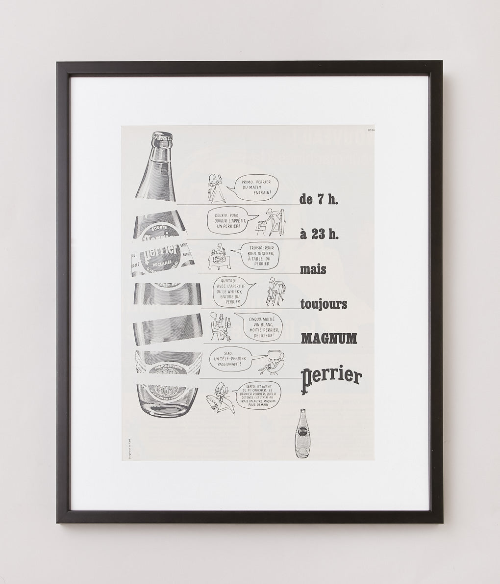 EUREKA VINTAGE POSTER ''PERRIER 5019'' (ASSO)