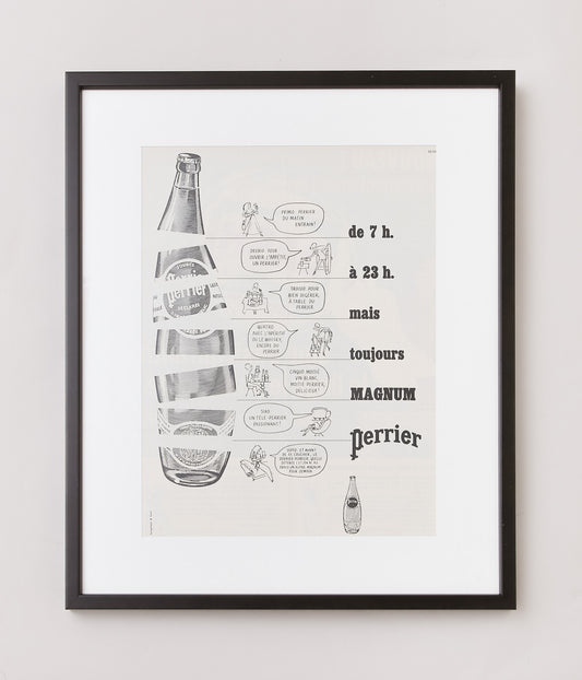 EUREKA VINTAGE POSTER ''PERRIER 5019'' (ASSO)