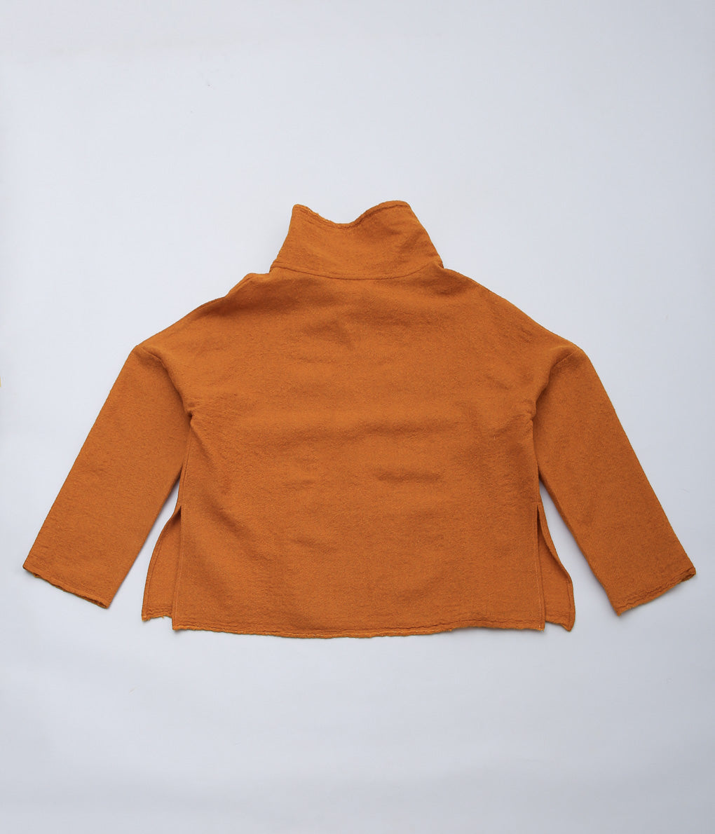 WRIGHT+DOYLE ''LOTURA FUNNEL NECK'' (SAFFRON)