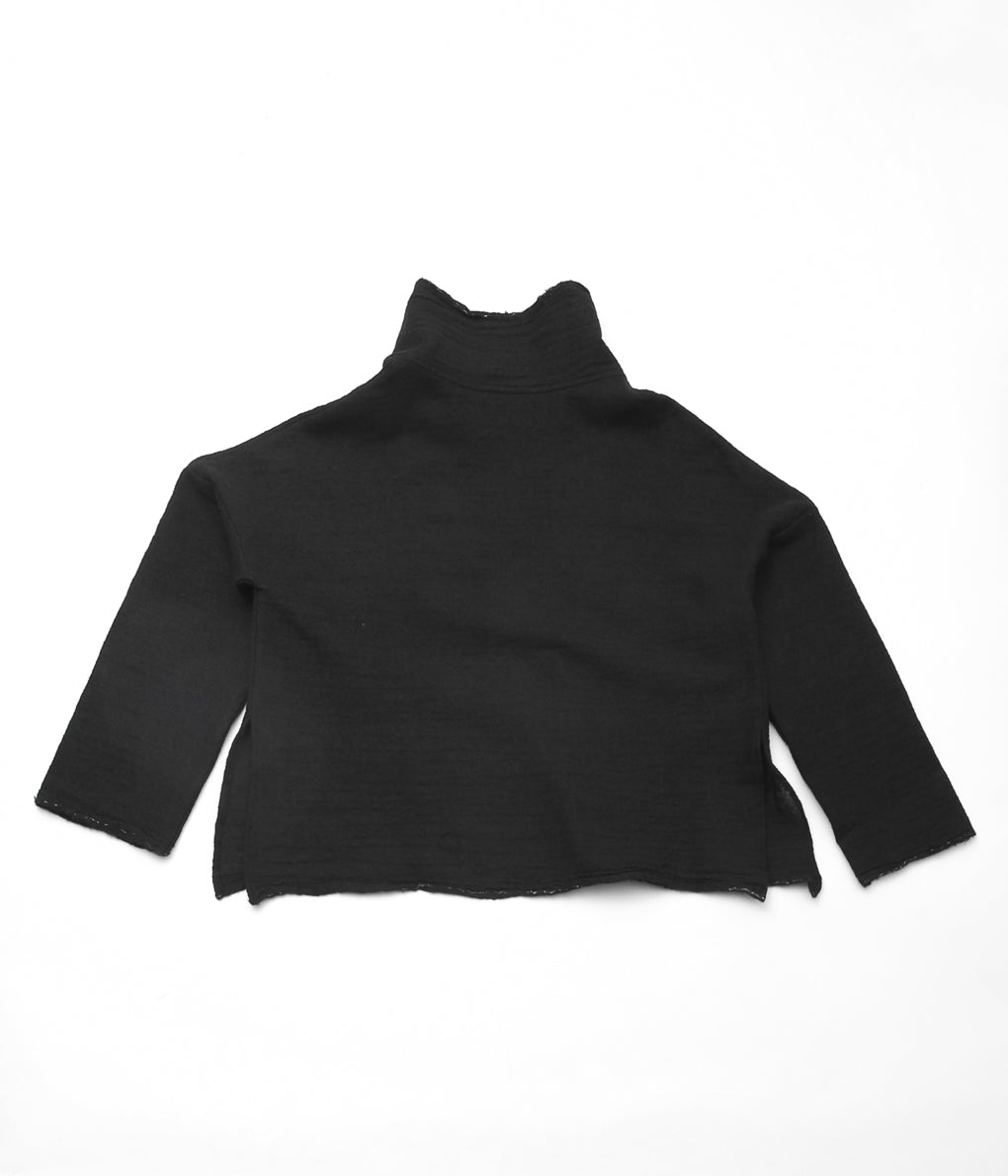 WRIGHT+DOYLE ''LOTURA FUNNEL NECK'' (EBONY)