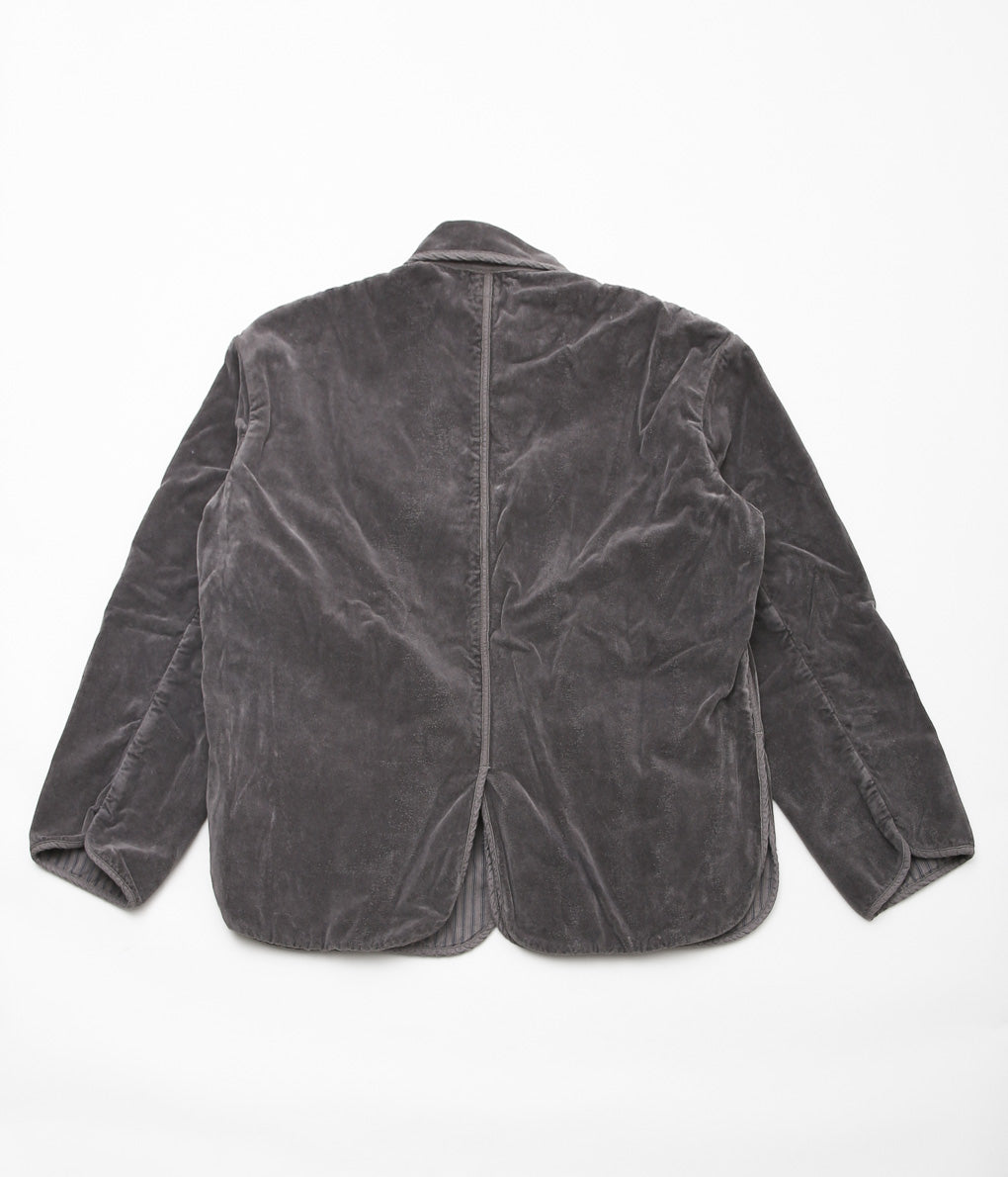 TENDER CO. ''LOBSTER TAIL JACKET_COTTON VELVET'' (SADDENED WATTLE DYED)