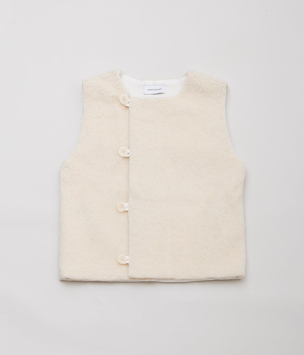 MAISON DOUILLET 'LE GILET D'ALPAGE'(NATURAL WHITE)