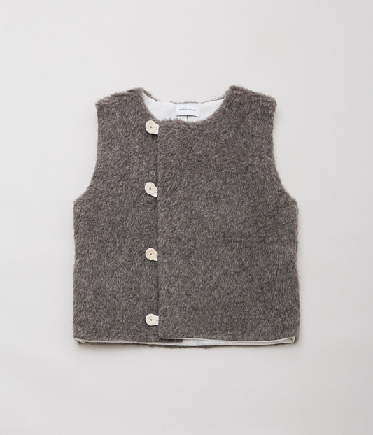 MAISON DOUILLET ''LE GILET D'ALPAGE'' (NATURAL GRAY)