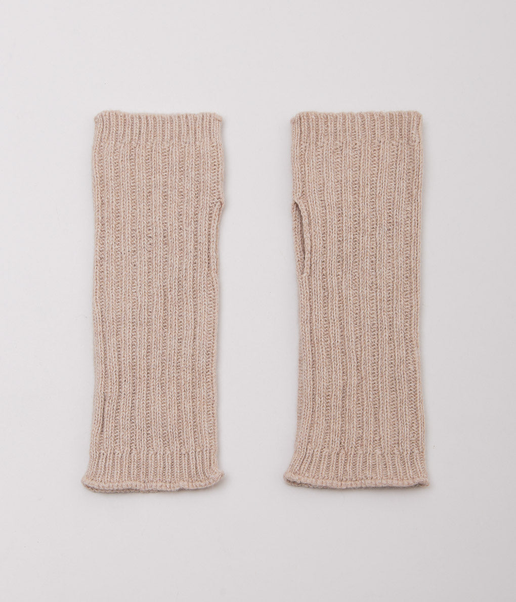 MAISON DOUILLET ''THE SHORT MITTENS'' (BEIGE)