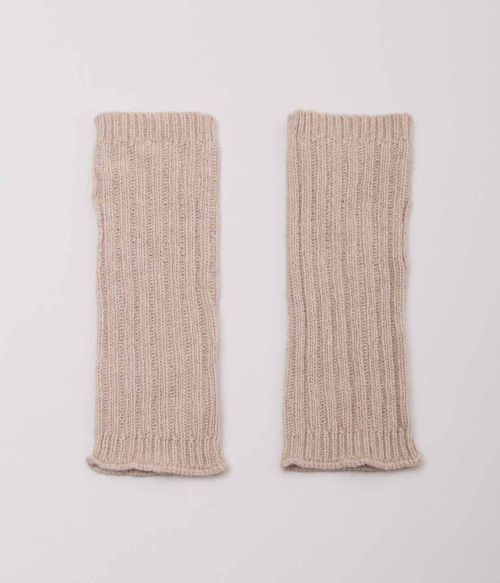 MAISON DOUILLET ''THE SHORT MITTENS'' (BEIGE)