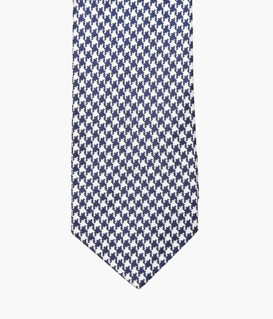 INDIVIDUALIZED ACCEROIES ''HOUNDSTOOTH TIE'' (NAVY)