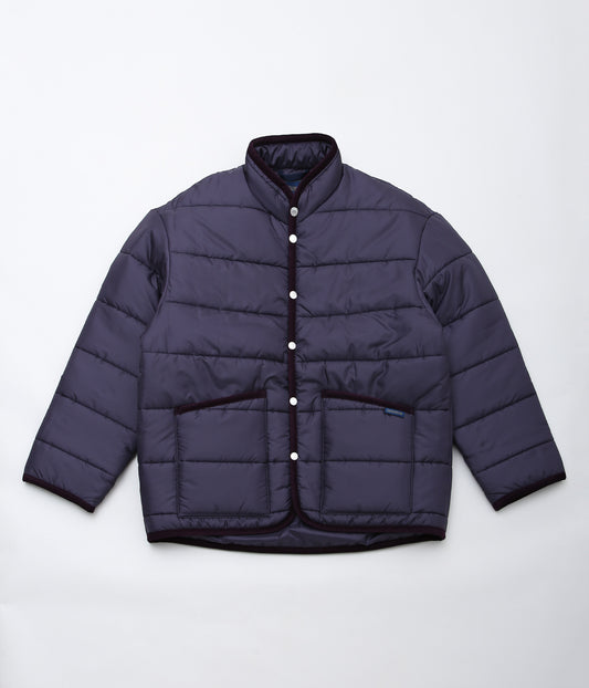 LAVENHAM ''HORIZONTAL BIG QUILT MICKFIELD JACKET MENS'' (ROYAL PURPLE)