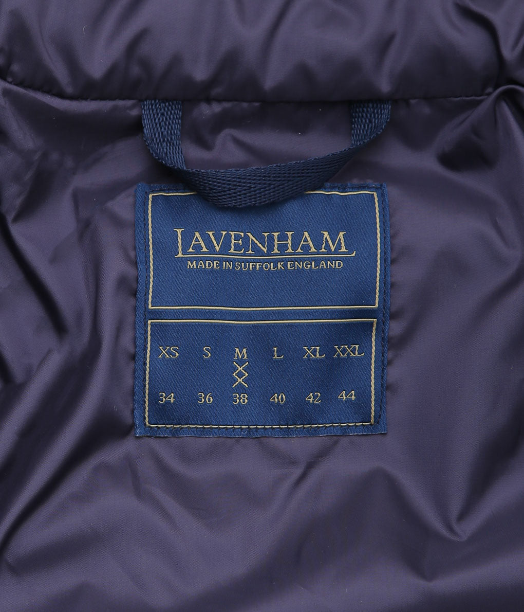 LAVENHAM ''HORIZONTAL BIG QUILT MICKFIELD JACKET MENS'' (ROYAL PURPLE)