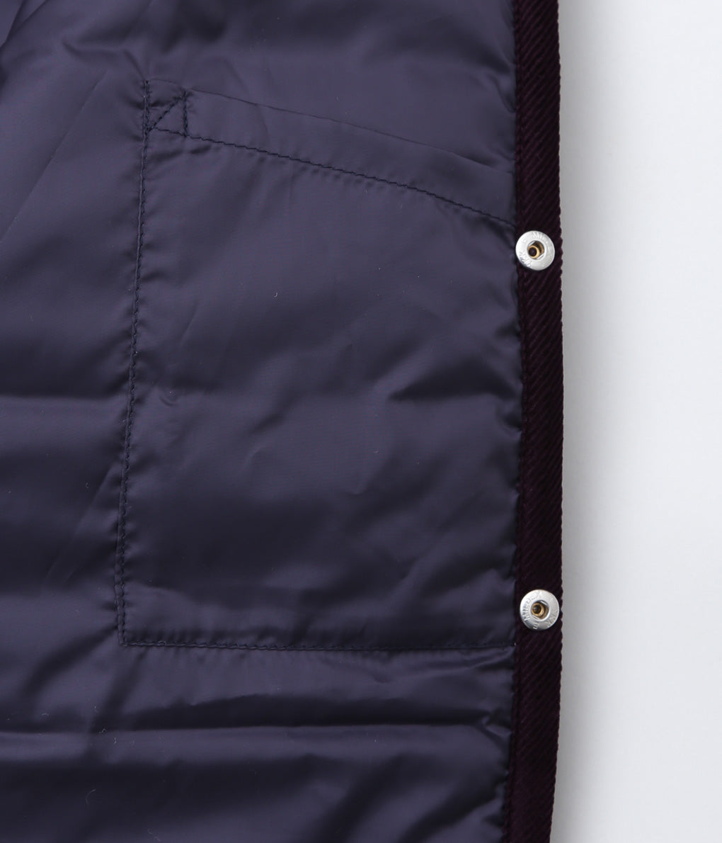 LAVENHAM ''HORIZONTAL BIG QUILT MICKFIELD JACKET MENS'' (ROYAL PURPLE)