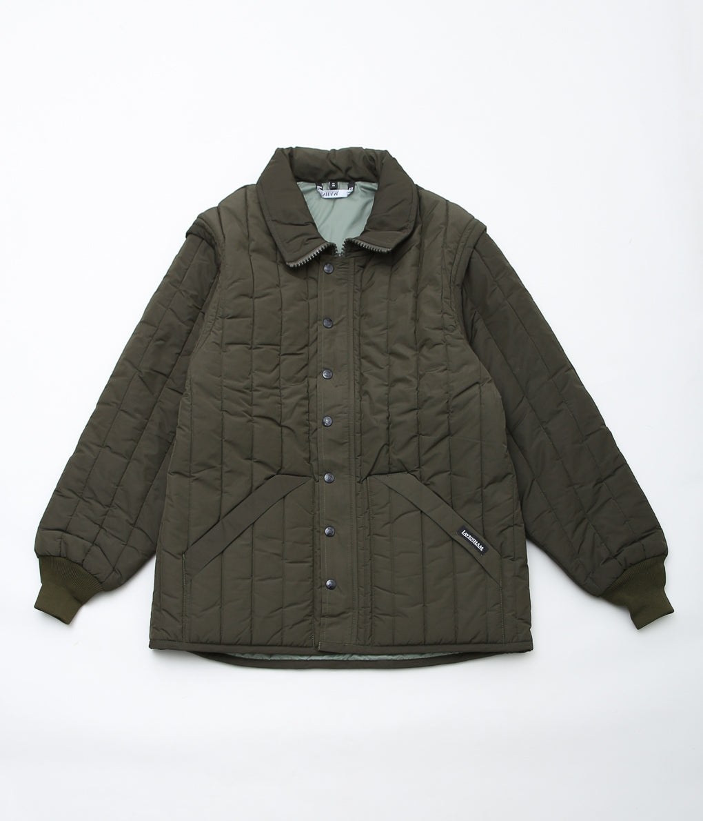 LAVENHAM ''ARCHIVE DETACHABLE SLEEVE JACKET MENS'' (KHAKI)