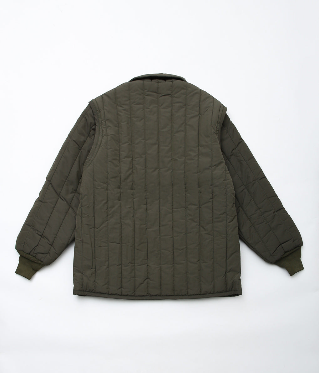 LAVENHAM ''ARCHIVE DETACHABLE SLEEVE JACKET MENS'' (KHAKI)