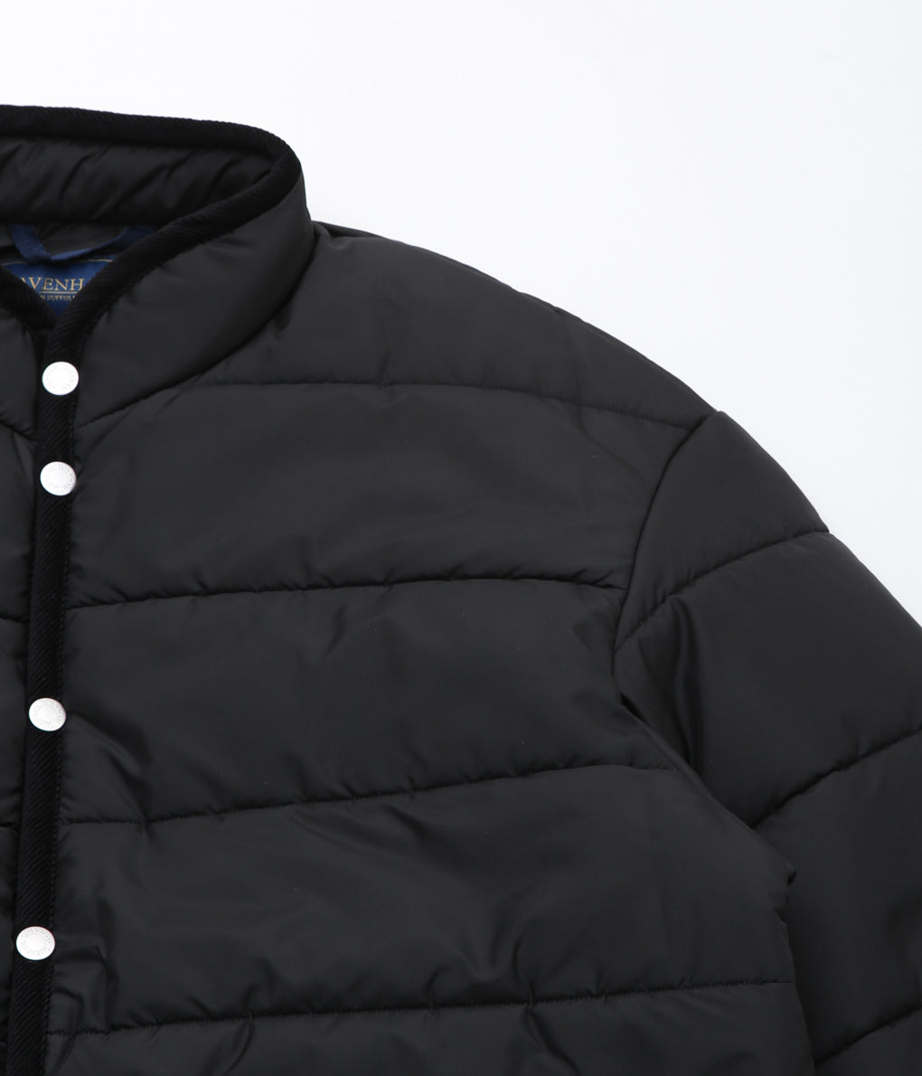 LAVENHAM ''HORIZONTAL BIG QUILT MICKFIELD JACKET MENS'' (SABLE BLACK)