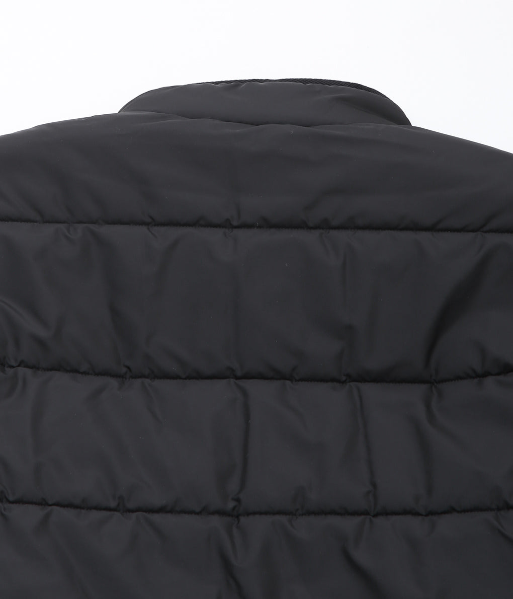 LAVENHAM ''HORIZONTAL BIG QUILT MICKFIELD JACKET MENS'' (SABLE BLACK)