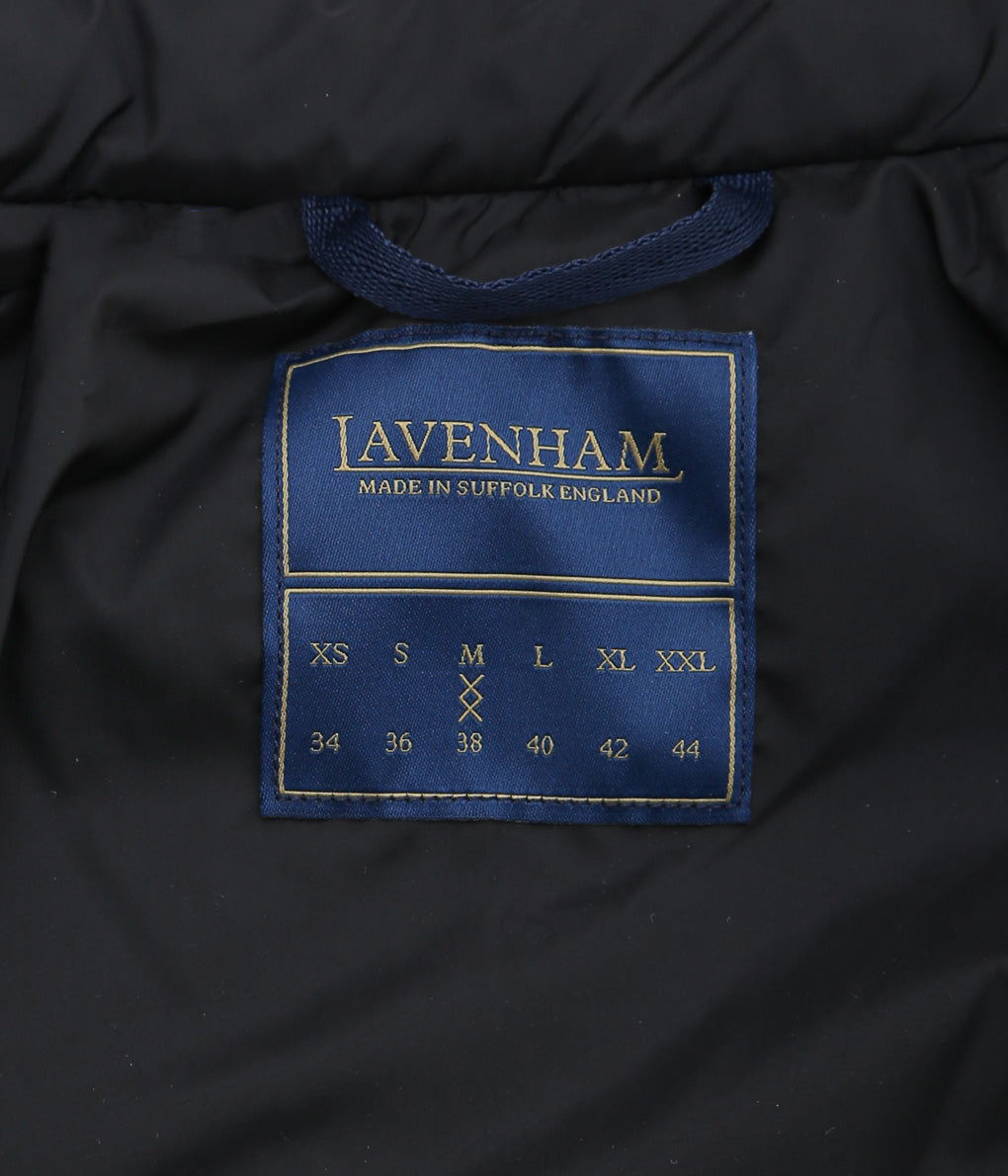 LAVENHAM ''HORIZONTAL BIG QUILT MICKFIELD JACKET MENS'' (SABLE BLACK)