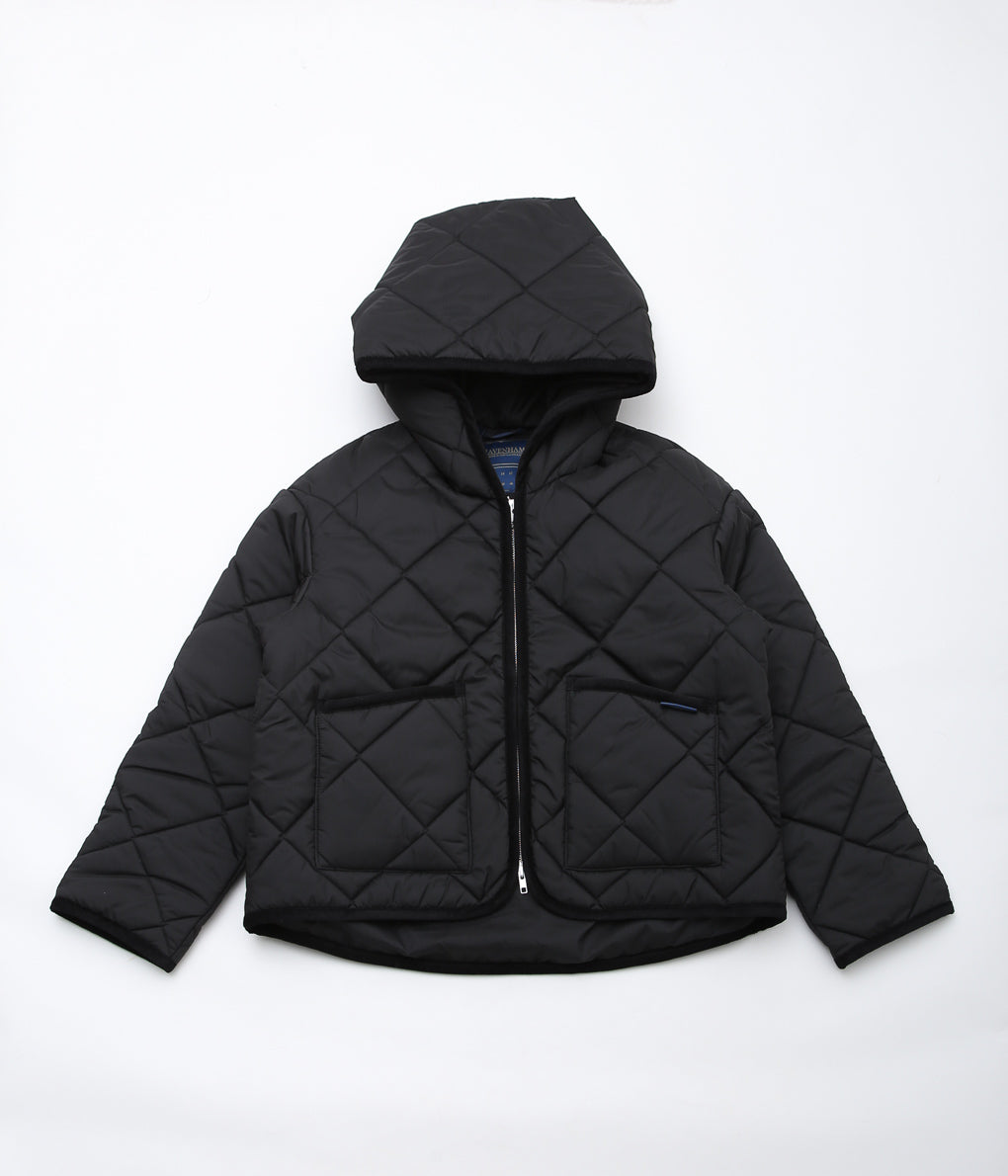 LAVENHAM ''BIG QUILT ZIPPED CRAYDON WOMENS'' (SABLE BLACK)