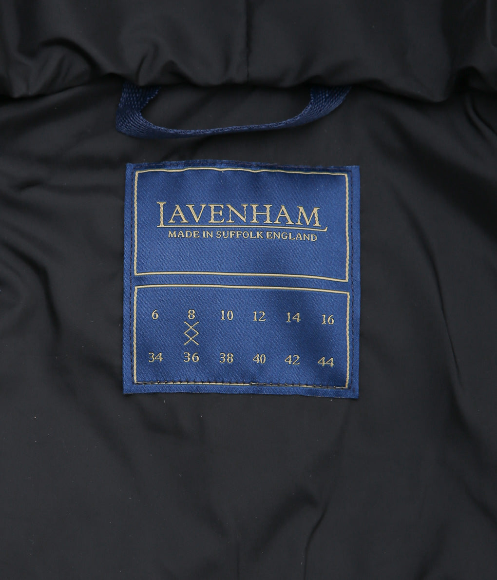 LAVENHAM ''BIG QUILT ZIPPED CRAYDON WOMENS'' (SABLE BLACK)