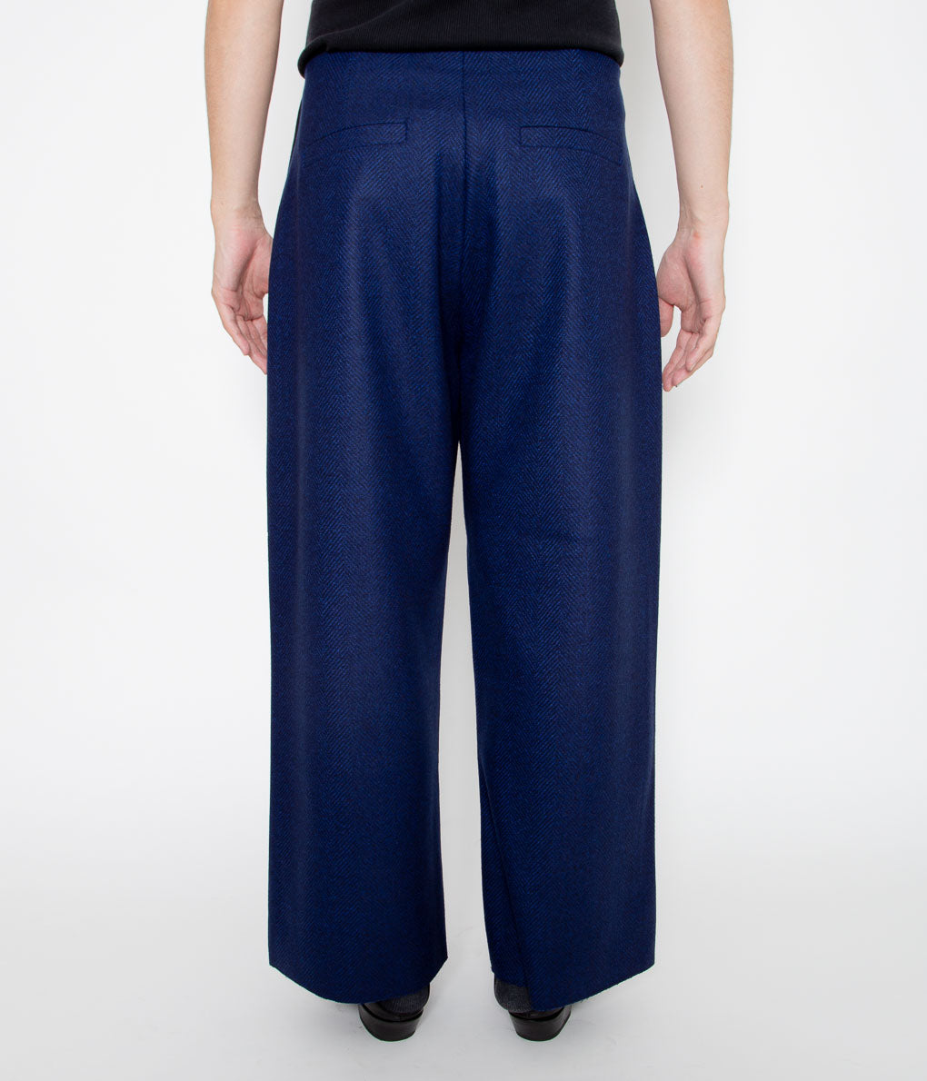 GABRIELA COLL GARMENTS ''NO.227 LORO PIANA WOOL FULL TROUSERS
