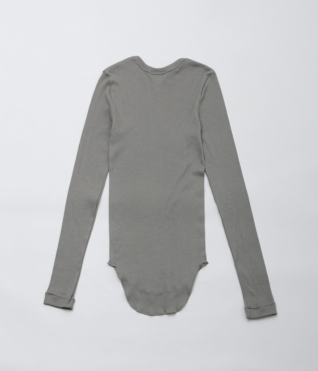 SOUPLE LUZ ''LONG SLEEVE TEE (ORGANIC GIZA COTTON)'' (SAGE GREEN)