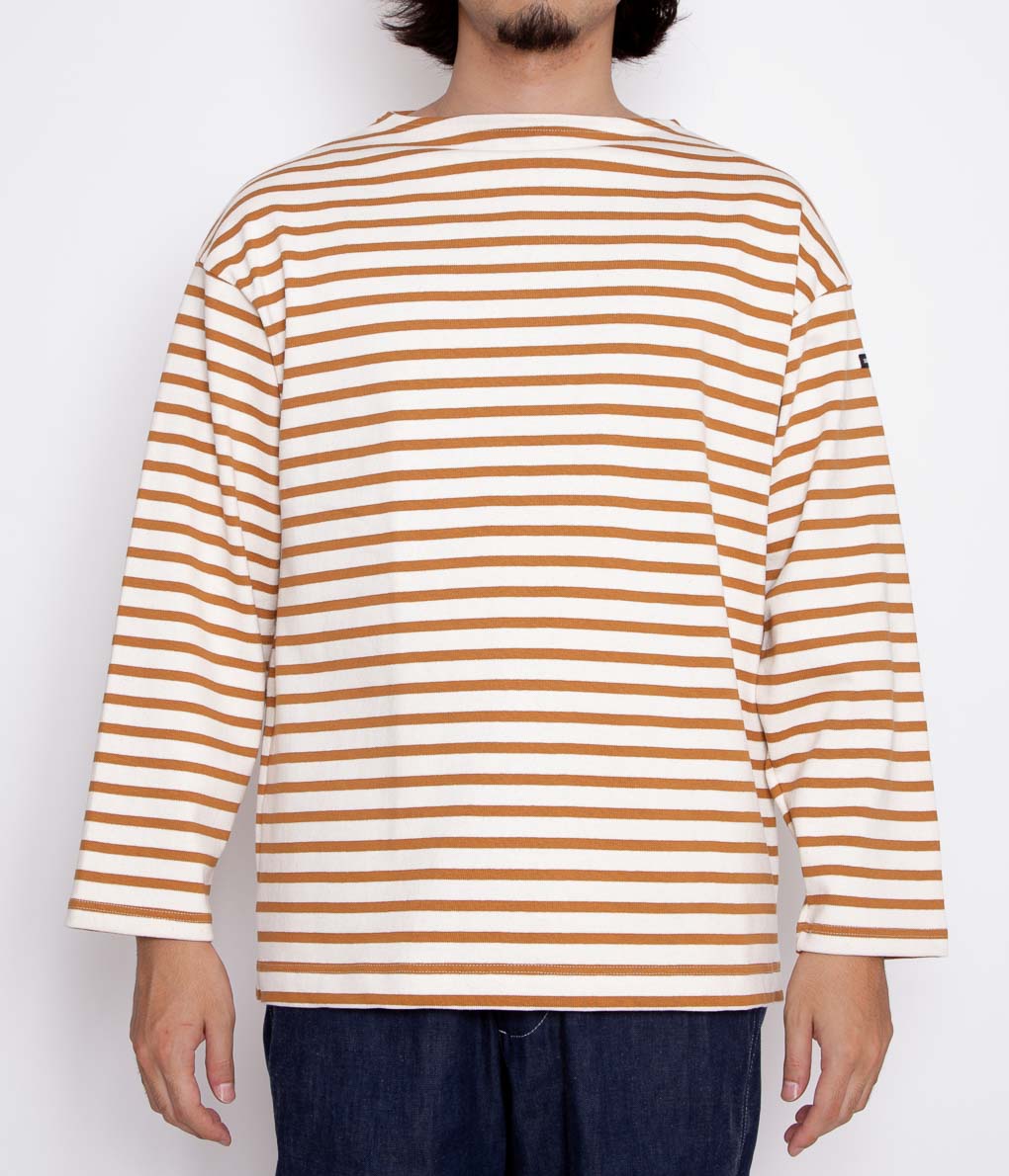 SAINT JAMES ''OUESSANT LOOSE'' (ECRU/SIENNE) – THE STORE BY