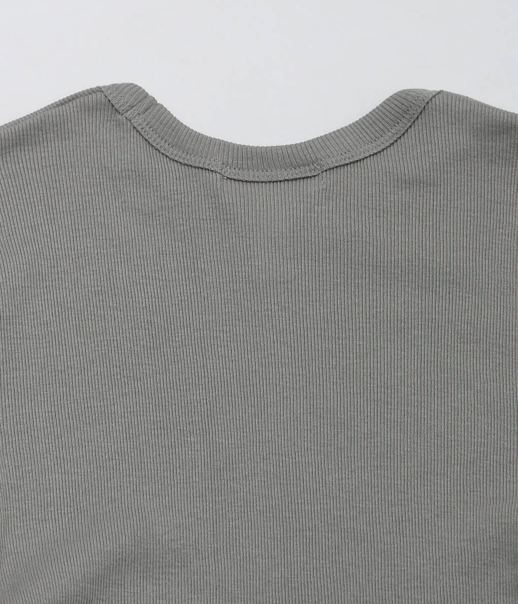 SOUPLE LUZ ''LONG SLEEVE TEE (ORGANIC GIZA COTTON)'' (SAGE GREEN)