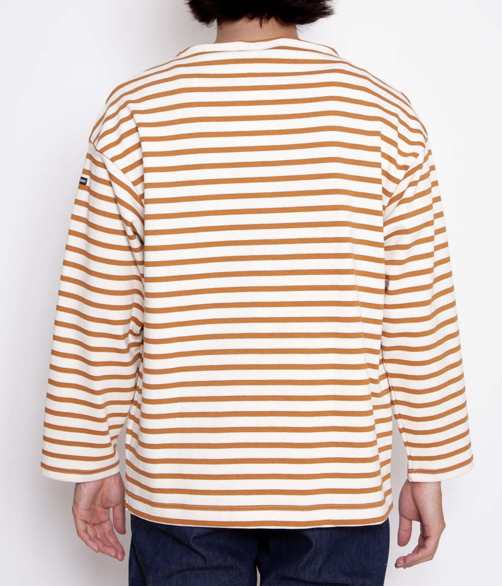 SAINT JAMES ''OUESSANT LOOSE'' (ECRU/SIENNE) – THE STORE BY